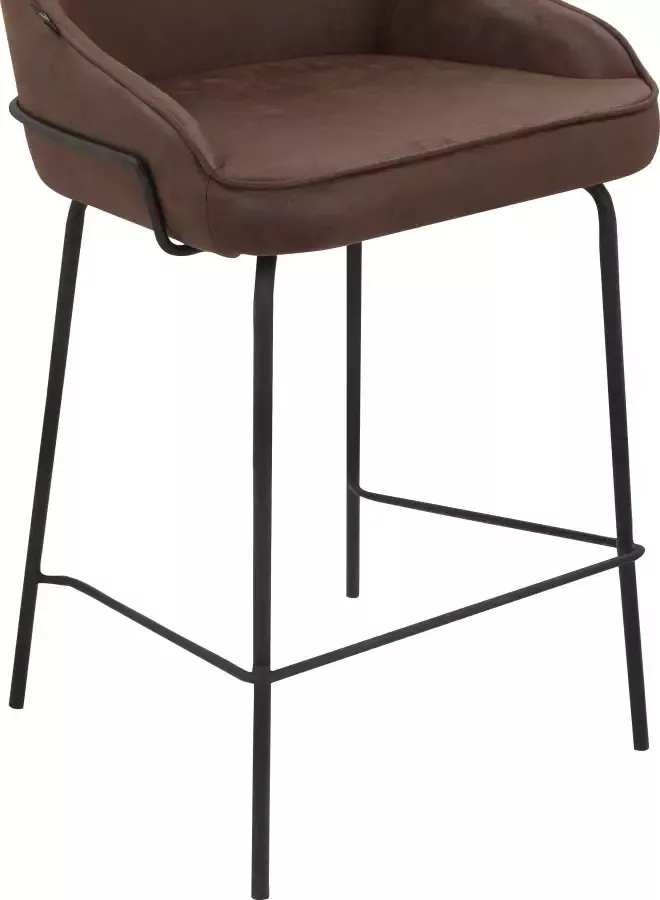 Leonique Stoel Puant met stof van polyester gerecycled polyester zithoogte 65 cm (2 stuks) - Foto 4