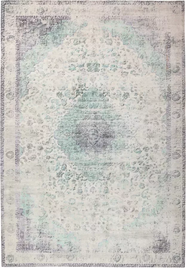 My home Vloerkleed Dario Vintage-design oriënt-look used look korte pool vloerkleed met randdessin - Foto 1