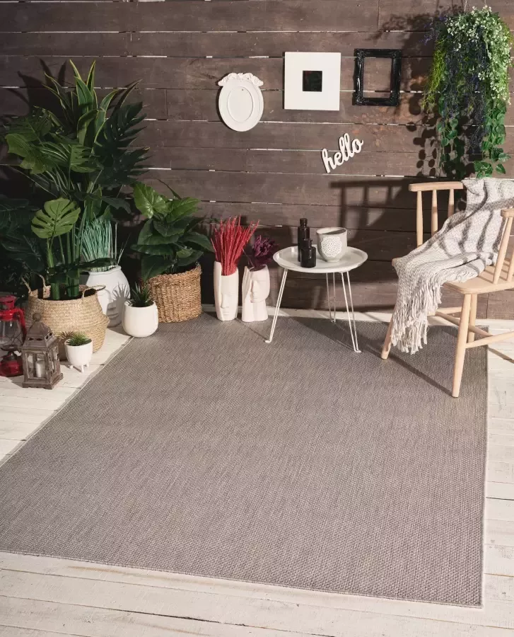 Leonique Vloerkleed Saylor Geschikt voor binnen en buiten sisal-look weerbestendig & uv-bestendig - Foto 2