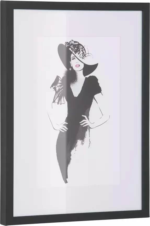 Leonique Wanddecoratie Skizze Hollywood HD premium posterdruk incl. houten lijst - Foto 8