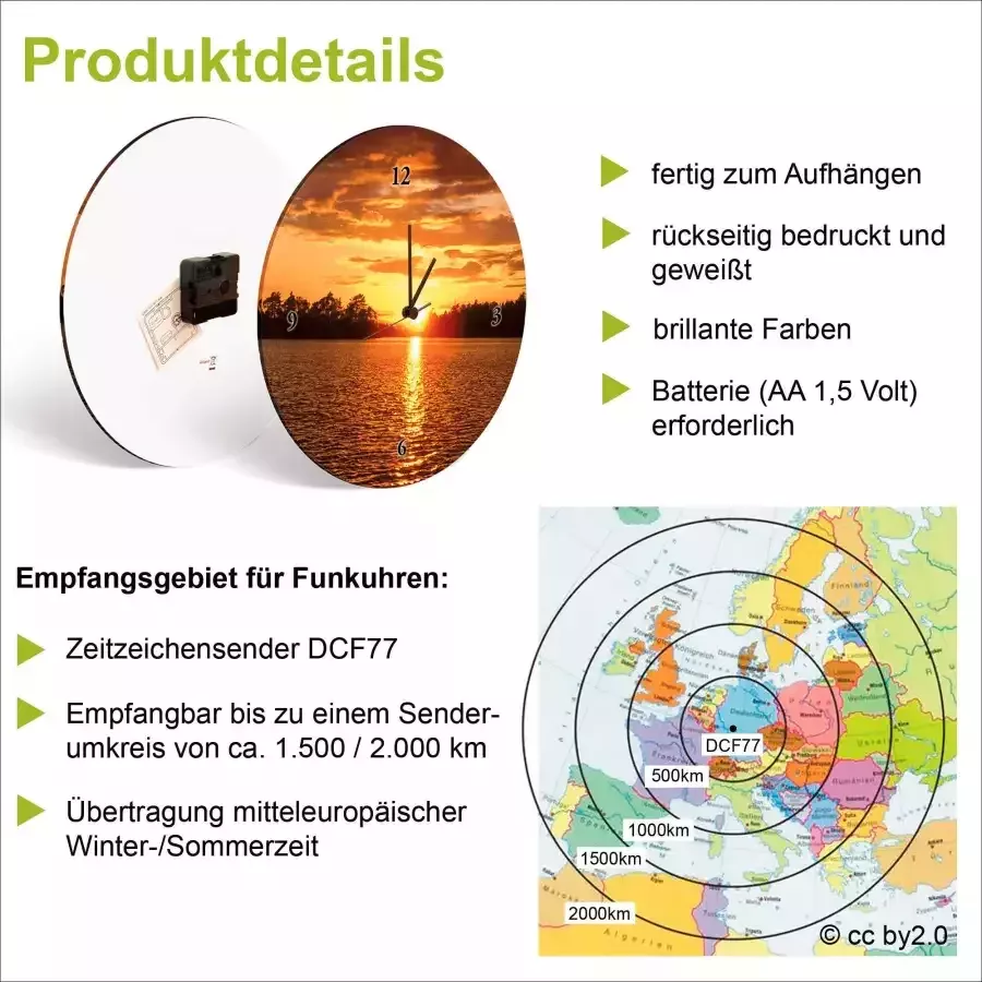 Leonique Wandklok Aurum