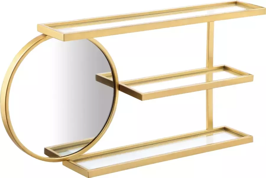 Leonique Wandplank Moreen Tijdloos design 3 planken spiegel - Foto 4