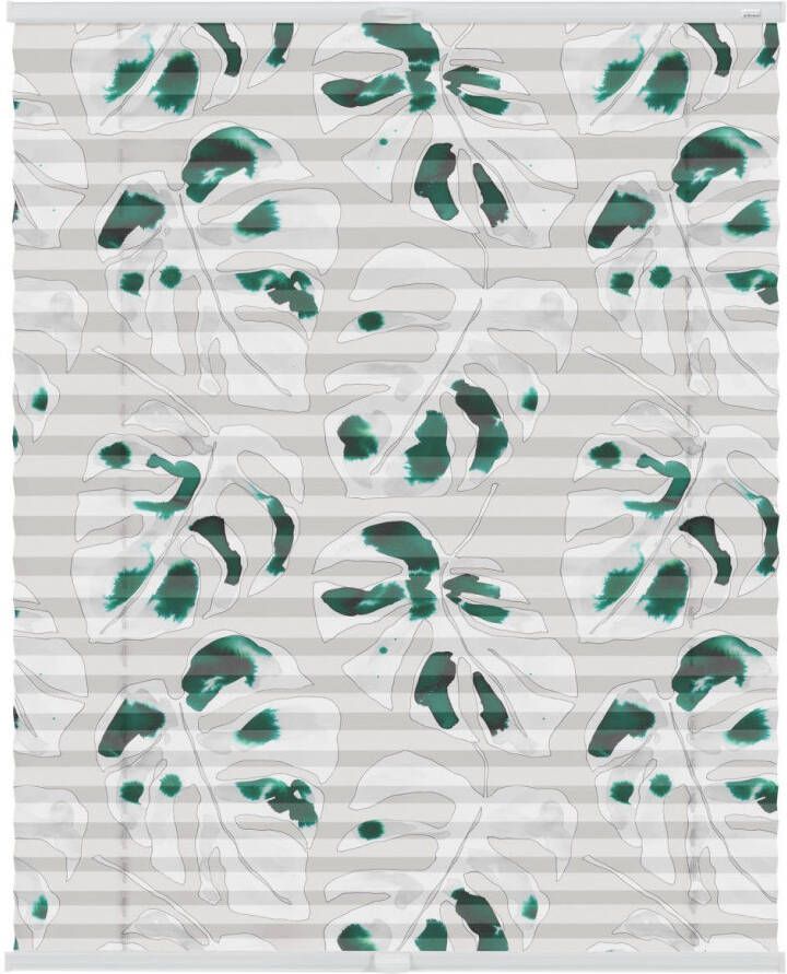 LICHTBLICK Plissé Klemmfix zonder boren ondoorzichtig gatenplant groen (1 stuk) - Foto 3