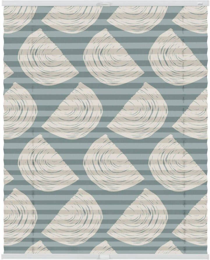 LICHTBLICK Plissé Klemmfix zonder boren ondoorzichtig Moving rainbow groen (1 stuk) - Foto 3