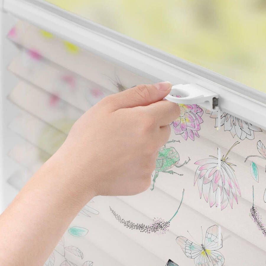 LICHTBLICK Plissé Klemmfix zonder boren ondoorzichtig My bohemien Garden multicolour (1 stuk) - Foto 2