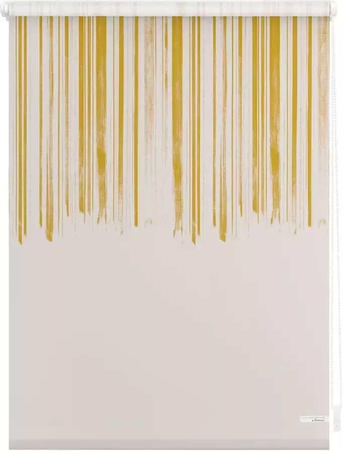LICHTBLICK Rolgordijn met zijbediening Rolgordijn Klemmfix zonder boren verduistering Flowing honey geel (1 stuk) - Foto 1