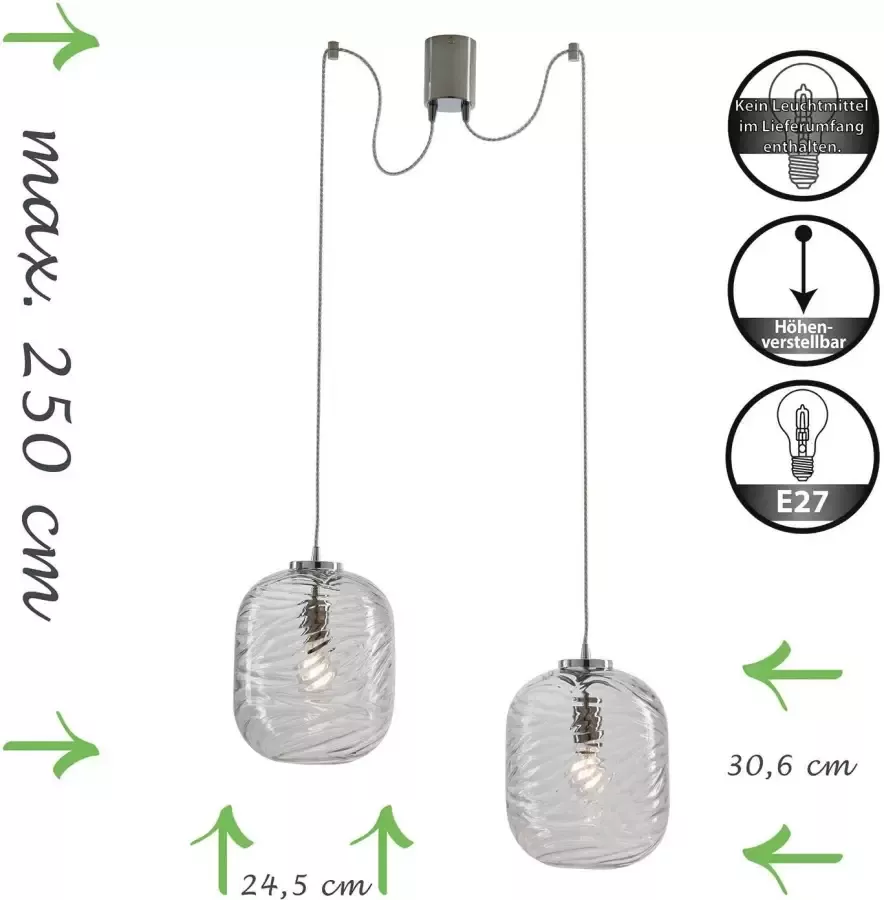 ECO-LIGHT Hanglamp Nereide - Foto 2