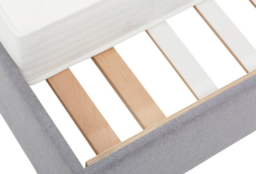 Lüttenhütt Gestoffeerd bed Endres met bedkist naar keuze zonder matras lattenbodem of incl. matras - Foto 4