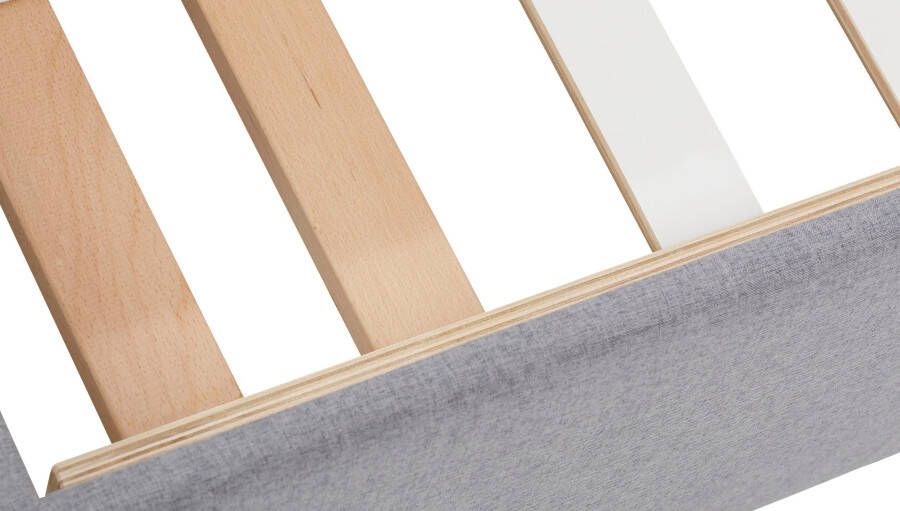 Lüttenhütt Gestoffeerd bed Endres met bedkist naar keuze zonder matras lattenbodem of incl. matras - Foto 8