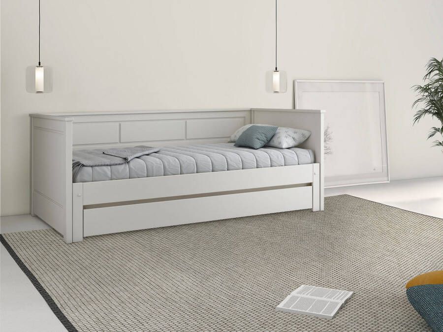 Lüttenhütt Functioneel ledikant " ERIK " TOPSELLER! Dagbed Gastbed Kinderbed Massief hout (Vuren) - Foto 2