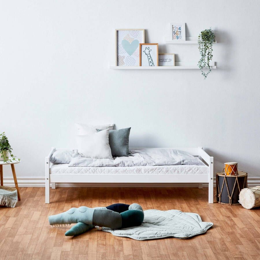 Lüttenhütt Kinderledikant ECO One eenpersoonsbed Scandinavisch design optioneel met matras ligoppervlak 70 x 160 cm - Foto 1