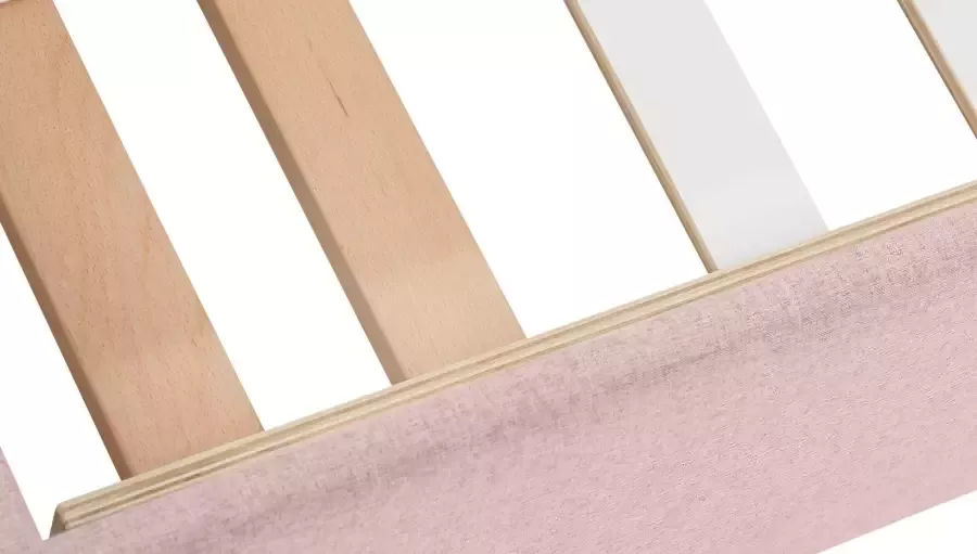 Lüttenhütt Gestoffeerd bed Endres met bedkist naar keuze zonder matras lattenbodem of incl. matras - Foto 10