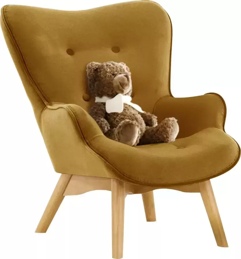 Home affaire Fauteuil Duca mini in een kleine versie voor kinderen