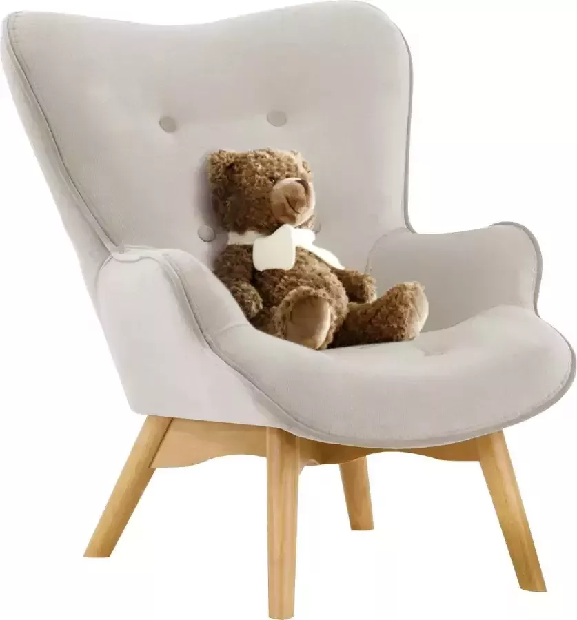 Home affaire Fauteuil Duca mini in een kleine versie voor kinderen