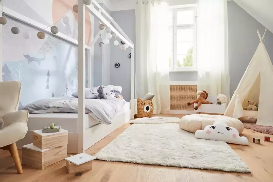 Kayoom Vloerkleed Bali 110 pluizig en zacht effen kleuren hoogpolig hoogwaardige materialen - Foto 5