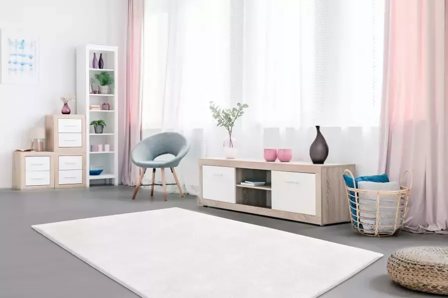 Kayoom Vloerkleed Bali 110 pluizig en zacht effen kleuren hoogpolig hoogwaardige materialen - Foto 6