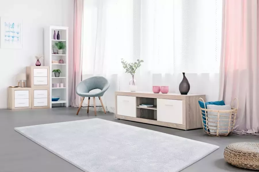 Kayoom Vloerkleed Bali 110 pluizig en zacht effen kleuren hoogpolig hoogwaardige materialen - Foto 7