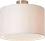 Lüttenhütt Plafondlamp Lüchte Plafondlamp met stof scherm lichtgrijs ø 40 cm hoogte 32 cm - Thumbnail 3