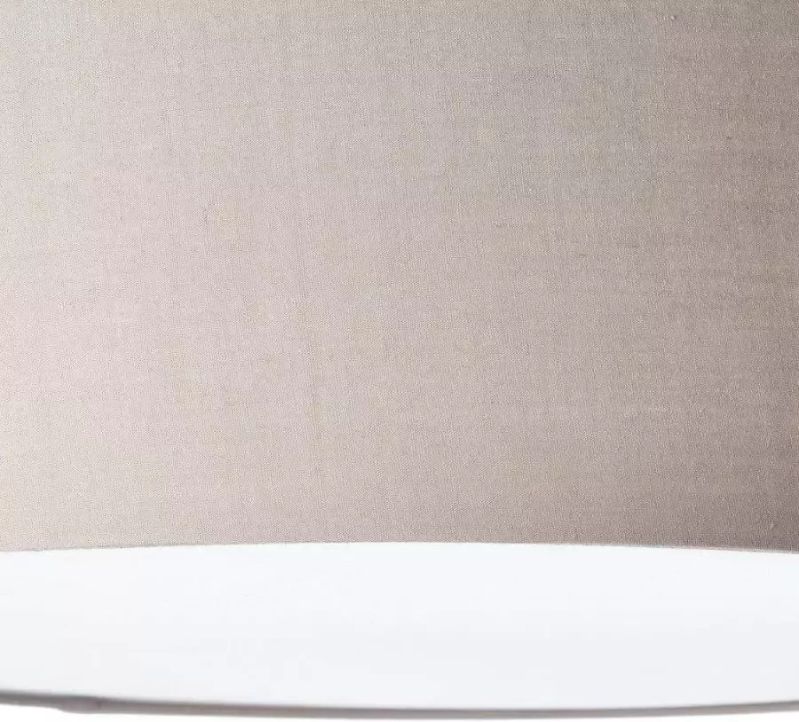 My home Plafondlamp Lüchte Stof scherm uni greige plafondlamp ø 45 cm (1 stuk) - Foto 2