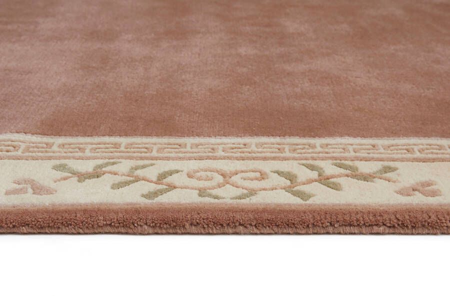 LUXOR living Wollen kleed Giza 100% wol handgeknoopt met bies en franjes - Foto 7