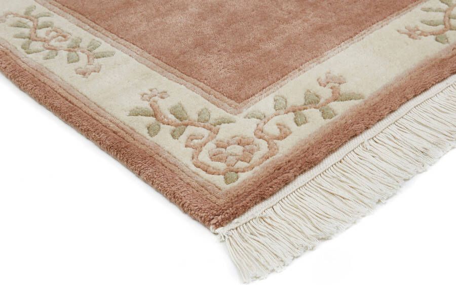LUXOR living Wollen kleed Giza 100% wol handgeknoopt met bies en franjes - Foto 9