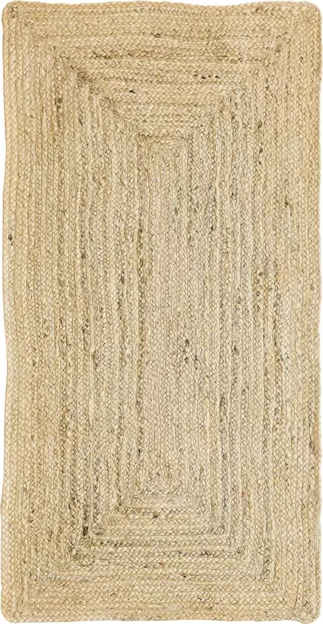 LUXOR living Vloerkleed Ibo jute tapijt Omkeerbaar tapijt handgeweven natuurlijke vezel Boho-stijl - Foto 14