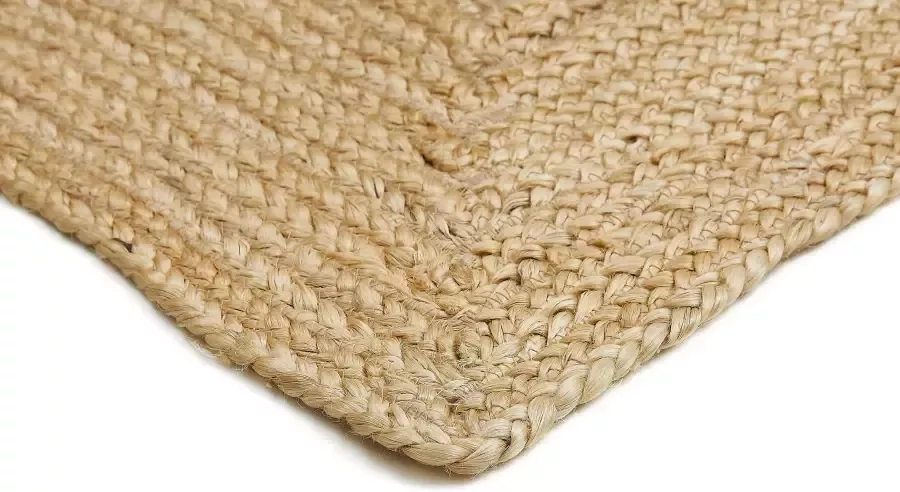 LUXOR living Vloerkleed Ibo jute tapijt Omkeerbaar tapijt handgeweven natuurlijke vezel Boho-stijl - Foto 13