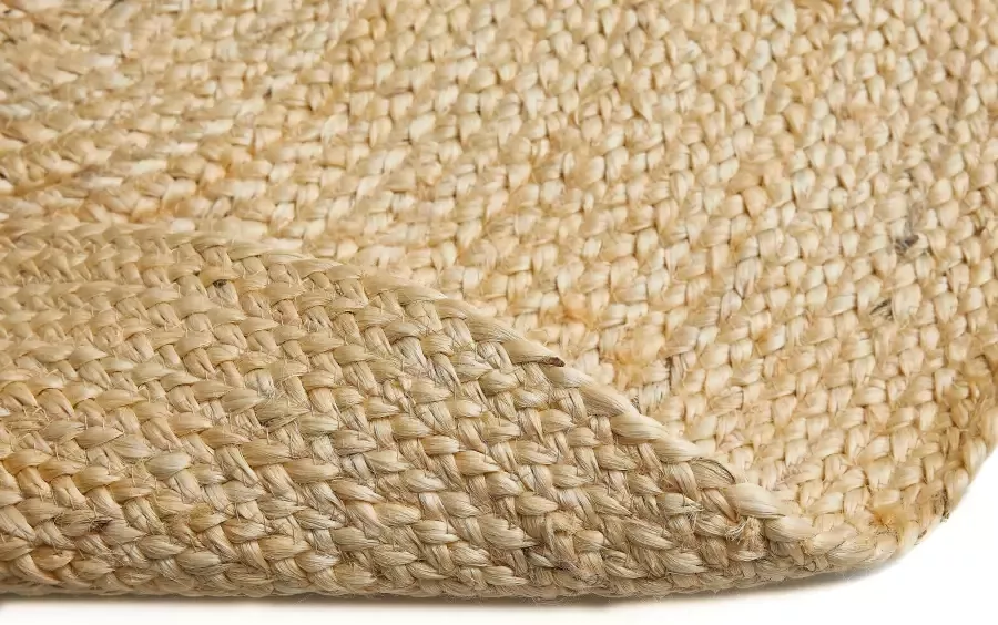 LUXOR living Vloerkleed Ibo jute tapijt Omkeerbaar tapijt handgeweven natuurlijke vezel Boho-stijl woonkamer - Foto 8