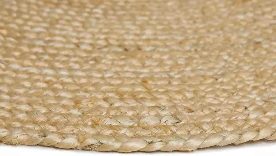 LUXOR living Vloerkleed Ibo jute tapijt Omkeerbaar tapijt handgeweven natuurlijke vezel Boho-stijl woonkamer - Foto 9