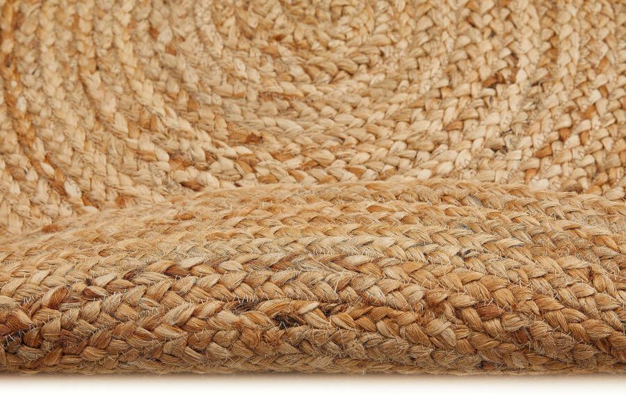 LUXOR living Vloerkleed Mamda 2 jute tapijt Platweefsel met de hand gevlochten vlecht design natuurmateriaal boho-stijl - Foto 6