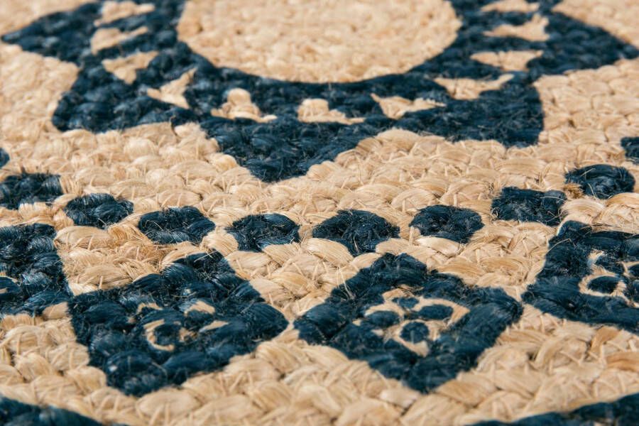 LUXOR living Vloerkleed Mamda Jute tapijt vlakweefsel pure natuurlijke vezel geschikt voor binnen- en buiten - Foto 3