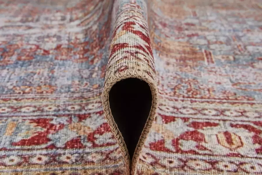 LUXOR living Vloerkleed MAGAZIJNOPRUIMING! Speciale aanbiedingen moderne vintage ontwerpen Oriëntlook met rand - Foto 2