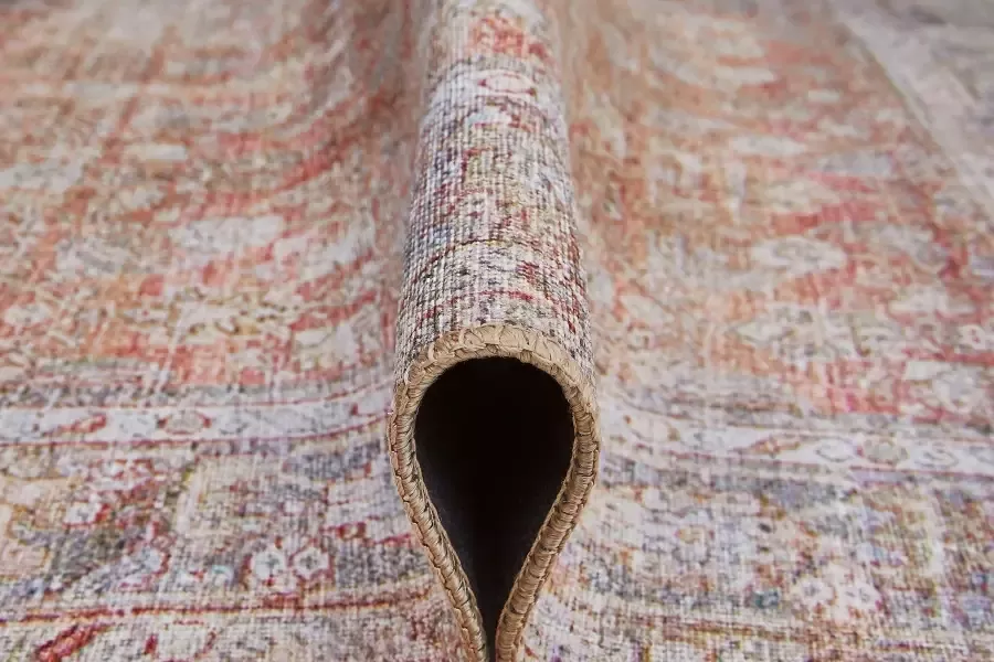 LUXOR living Vloerkleed MAGAZIJNOPRUIMING! Speciale aanbiedingen moderne vintage ontwerpen Oriëntlook met rand