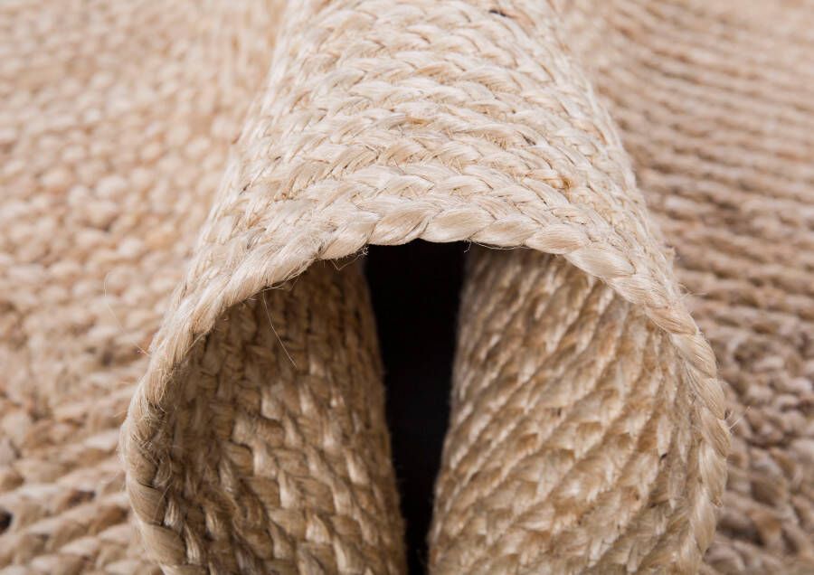 LUXOR living Vloerkleed Salo Jute tapijt handgeweven vlechtontwerp 100% natuurlijke vezel - Foto 9