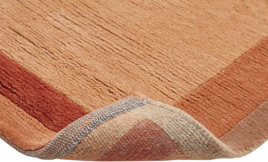 LUXOR living Wollen kleed India zuivere wol met de hand geknoopt met randdessin ook als loper - Foto 9
