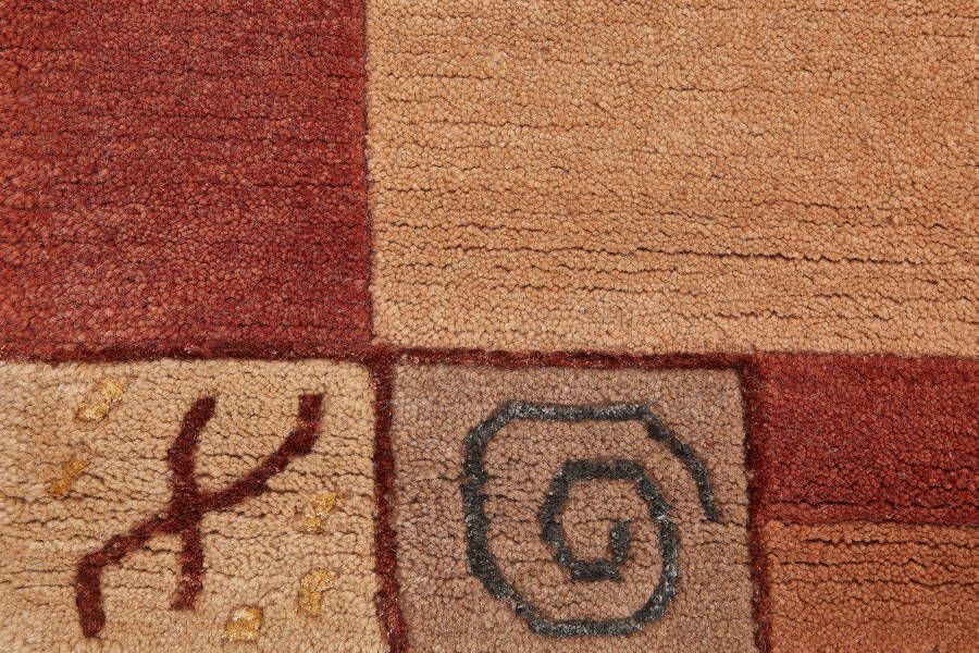 LUXOR living Wollen kleed India zuivere wol met de hand geknoopt met randdessin ook als loper - Foto 8