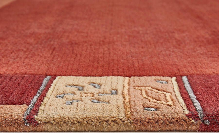 LUXOR living Wollen kleed India zuivere wol met de hand geknoopt met randdessin ook als loper - Foto 10