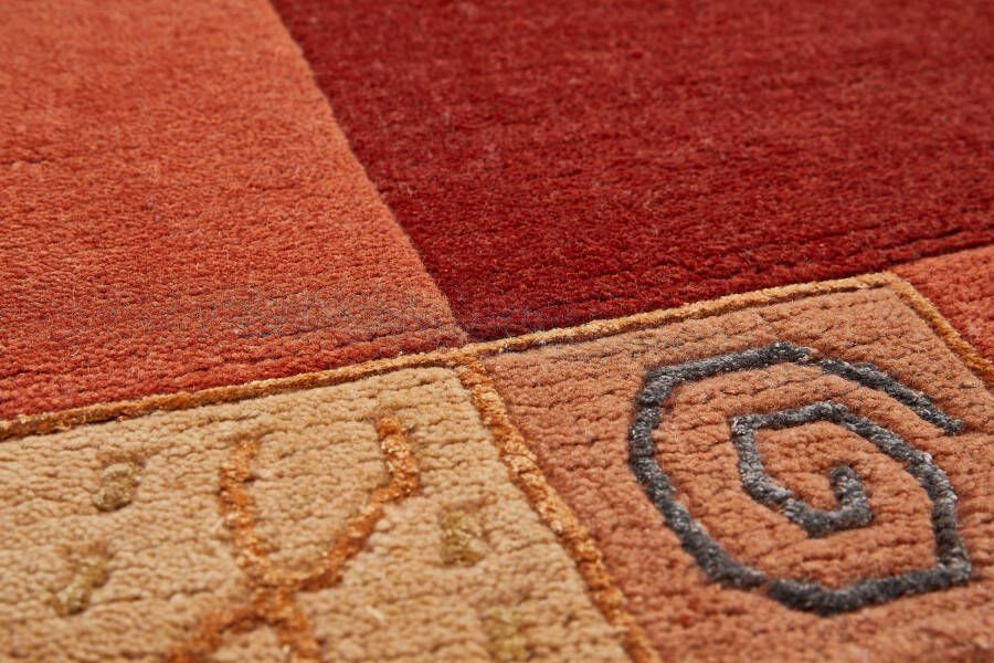 LUXOR living Wollen kleed India zuivere wol met de hand geknoopt met randdessin ook als loper - Foto 9