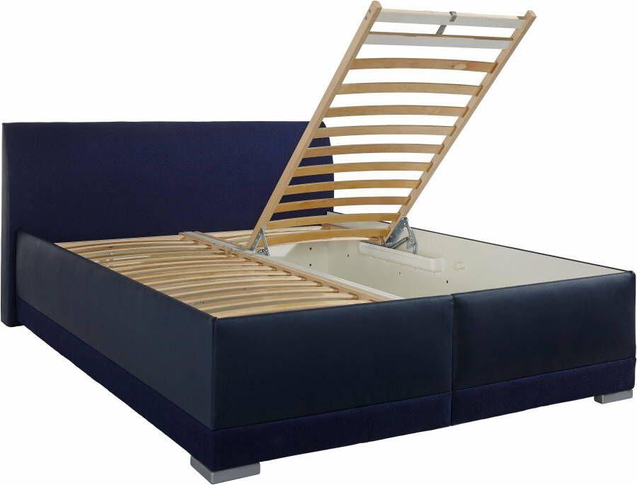 Maintal Gestoffeerd bed Makana met bedlade ook beschikbaar in h4 - Foto 1