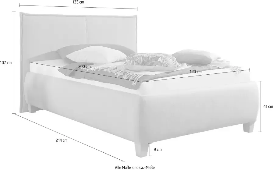 Maintal Gestoffeerd bed met bedkist - Foto 7