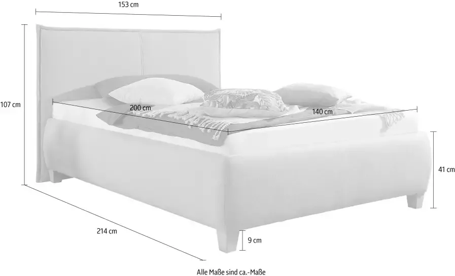 Maintal Gestoffeerd bed met bedkist - Foto 7