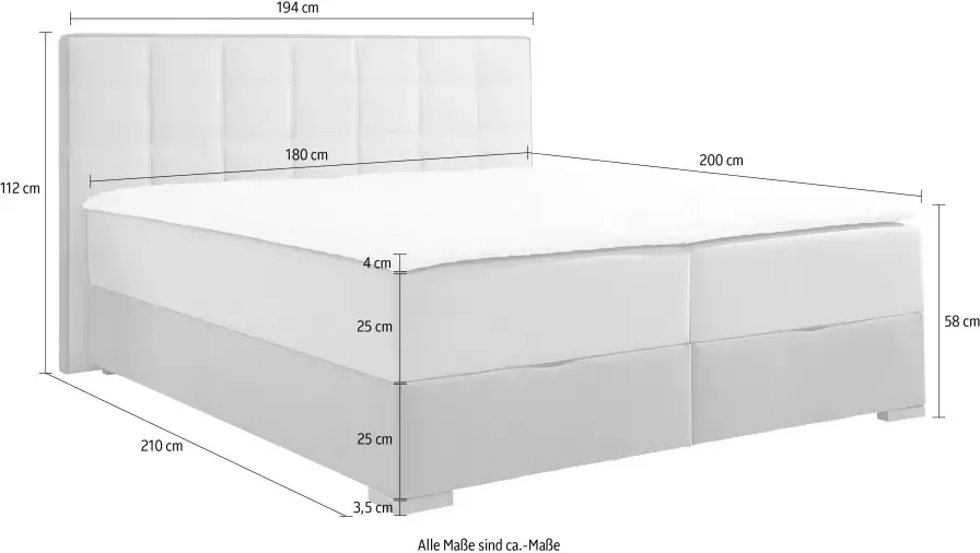 Maintal Boxspring met bedkist en topmatras - Foto 7