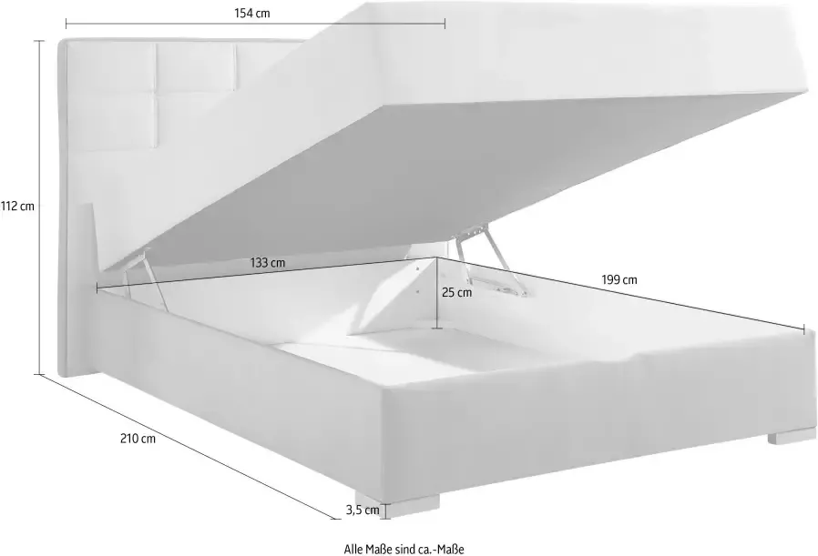 Maintal Boxspring met bedkist en topmatras - Foto 4