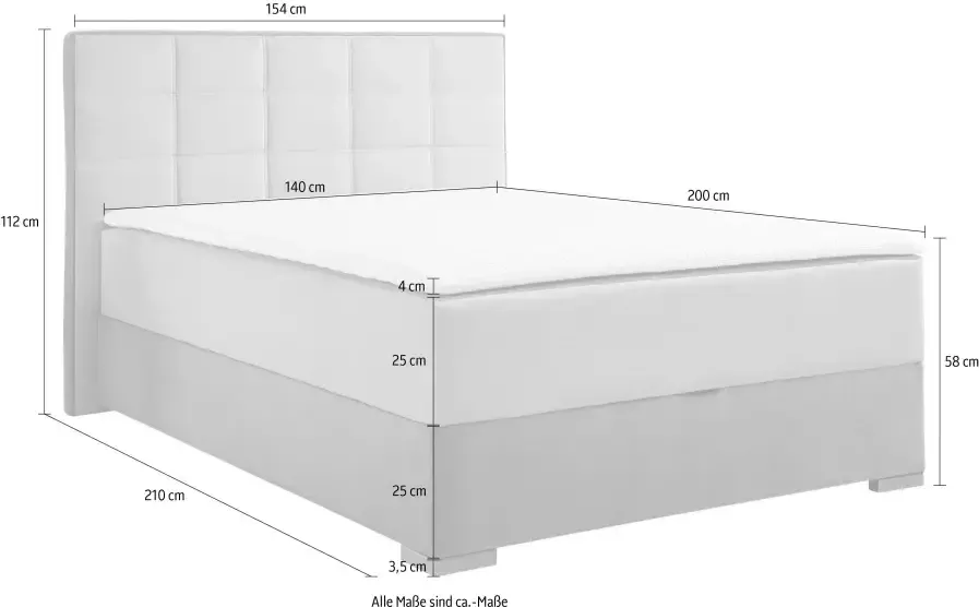 Maintal Boxspring met bedkist en topmatras - Foto 7