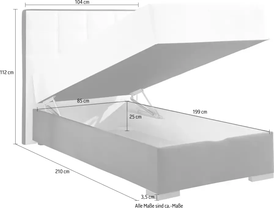 Maintal Boxspring met bedkist en topmatras - Foto 5