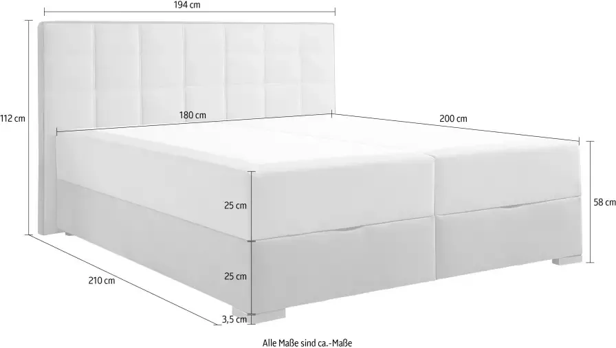 Maintal Boxspring met bedkist en topmatras - Foto 7