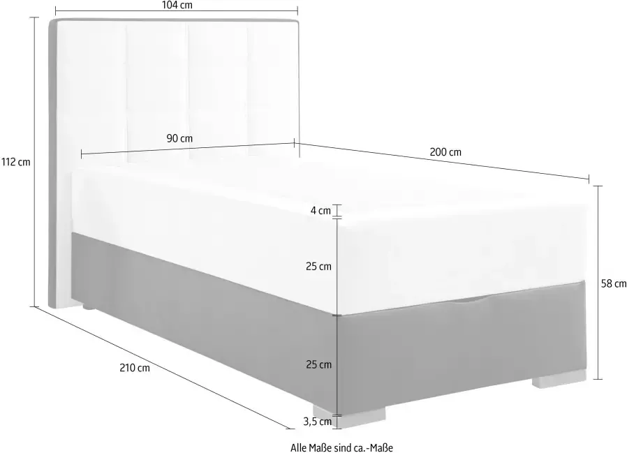 Maintal Boxspring met bedkist en topmatras - Foto 6