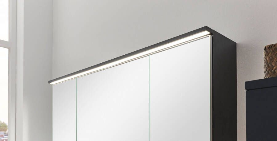 MARLIN Spiegelkast 3510clarus 80 cm breed soft-closefunctie incl. verlichting voorgemonteerd - Foto 4