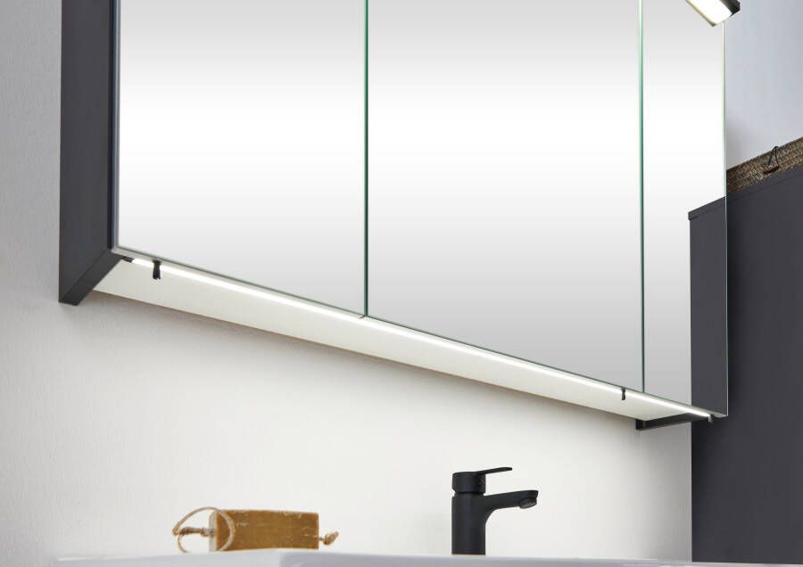 MARLIN Spiegelkast 3510clarus 80 cm breed soft-closefunctie incl. verlichting voorgemonteerd - Foto 3