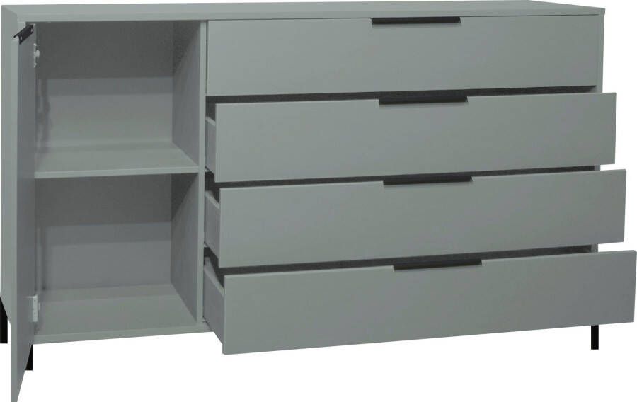 Mäusbacher Highboard Bonnie Breedte 168 cm met vierkant frame - Foto 4